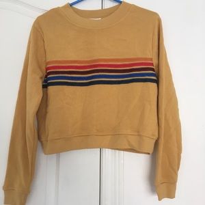 yellow striped jacket